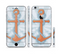 The Vinatge Blue Striped & Chained Anchor Sectioned Skin Series for the Apple iPhone 6 Plus