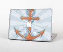 The Vinatge Blue Striped & Chained Anchor Skin for the Apple MacBook Pro Retina 15"