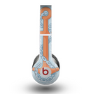 The Vinatge Blue Striped & Chained Anchor Skin for the Beats by Dre Original Solo-Solo HD Headphones