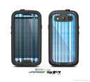 The Vinatge Blue Striped Pattern V4 Skin For The Samsung Galaxy S3 LifeProof Case