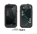 The Vinatge Solid Color Anchor Collage All Skin For The Samsung Galaxy S3 LifeProof Case