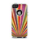The Vinatge Sprouting Ray of colors Apple iPhone 5-5s Otterbox Commuter Case Skin Set