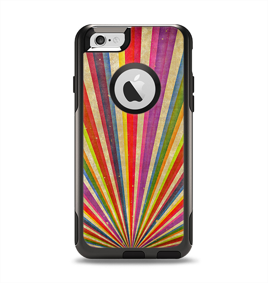 The Vinatge Sprouting Ray of colors Apple iPhone 6 Otterbox Commuter Case Skin Set