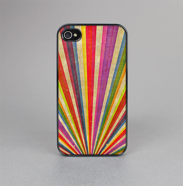 The Vinatge Sprouting Ray of colors Skin-Sert for the Apple iPhone 4-4s Skin-Sert Case