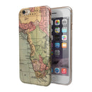 The Vintage African Map iPhone 6/6s or 6/6s Plus 2-Piece Hybrid INK-Fuzed Case
