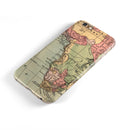 The Vintage African Map iPhone 6/6s or 6/6s Plus 2-Piece Hybrid INK-Fuzed Case