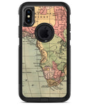 The Vintage African Map 2 - iPhone X OtterBox Case & Skin Kits