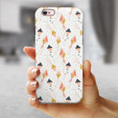 The Vintage All Over Kite Flying Pattern iPhone 6/6s or 6/6s Plus 2-Piece Hybrid INK-Fuzed Case
