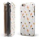 The Vintage All Over Kite Flying Pattern iPhone 6/6s or 6/6s Plus 2-Piece Hybrid INK-Fuzed Case