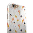 The Vintage All Over Kite Flying Pattern iPhone 6/6s or 6/6s Plus 2-Piece Hybrid INK-Fuzed Case