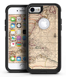 The Vintage Amerique Overview Map 4 - iPhone 7 or 8 OtterBox Case & Skin Kits