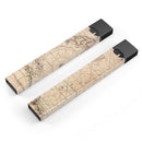 The Vintage Amerique Overview Map - Premium Decal Protective Skin-Wrap Sticker compatible with the Juul Labs vaping device