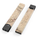 The Vintage Amerique Overview Map - Premium Decal Protective Skin-Wrap Sticker compatible with the Juul Labs vaping device