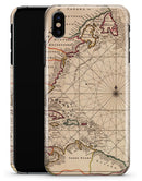 The Vintage Amerique Overview Map - iPhone X Clipit Case