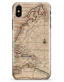 The Vintage Amerique Overview Map - iPhone X Clipit Case