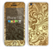 The Vintage Antique Gold Vector Pattern Skin for the Apple iPhone 5c