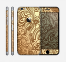 The Vintage Antique Gold Vector Pattern Skin for the Apple iPhone 6