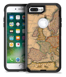 The Vintage Atlantic Ocean Map Pattern - iPhone 7 Plus/8 Plus OtterBox Case & Skin Kits