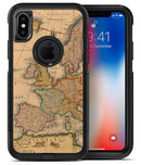 The Vintage Atlantic Ocean Map Pattern 3 - iPhone X OtterBox Case & Skin Kits