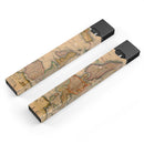 The Vintage Atlantic Ocean Map Pattern - Premium Decal Protective Skin-Wrap Sticker compatible with the Juul Labs vaping device