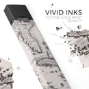 The Vintage Black and White Gulf of Mexico Map - Premium Decal Protective Skin-Wrap Sticker compatible with the Juul Labs vaping device