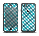 The Vintage Blue & Black Plaid Apple iPhone 6/6s LifeProof Fre Case Skin Set