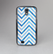 The Vintage Blue Striped Chevron Pattern V4 Skin-Sert Case for the Samsung Galaxy S4