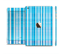 The Vintage Blue Striped Pattern V4 Full Body Skin Set for the Apple iPad Mini 3