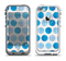 The Vintage Blue Striped Polka Dot Pattern V4 Apple iPhone 5-5s LifeProof Fre Case Skin Set