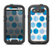 The Vintage Blue Striped Polka Dot Pattern V4 Samsung Galaxy S3 LifeProof Fre Case Skin Set