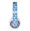 The Vintage Blue Striped Triangular Pattern V4 Skin for the Beats by Dre Studio (2013+ Version) Headphones