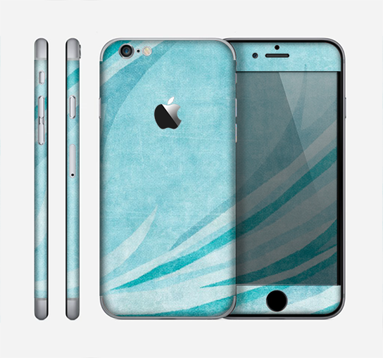 The Vintage Blue Swirled Skin for the Apple iPhone 6