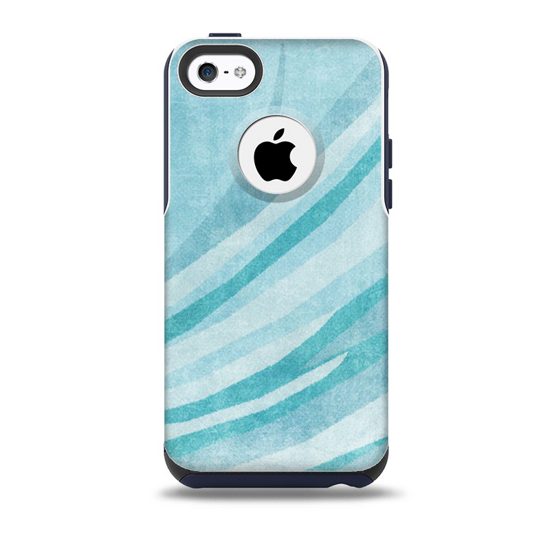 The Vintage Blue Swirled Skin for the iPhone 5c OtterBox Commuter Case