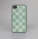 The Vintage Blue & Tan Circles Skin-Sert for the Apple iPhone 4-4s Skin-Sert Case