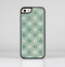 The Vintage Blue & Tan Circles Skin-Sert Case for the Apple iPhone 5/5s