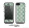 The Vintage Blue & Tan Circles Skin for the Apple iPhone 5c LifeProof Case