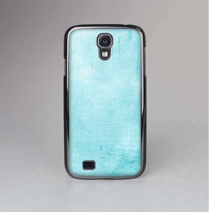 The Vintage Blue Textured Surface Skin-Sert Case for the Samsung Galaxy S4