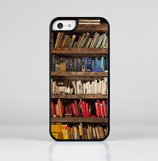 The Vintage Bookcase V1 Skin-Sert Case for the Apple iPhone 5c