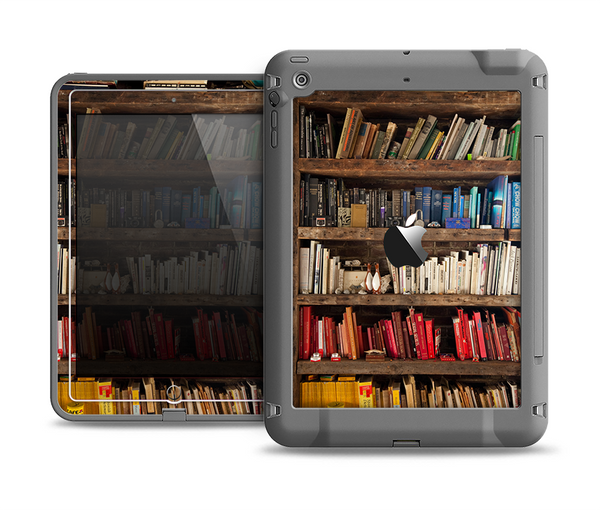 The Vintage Bookcase V1 Apple iPad Mini LifeProof Fre Case Skin Set