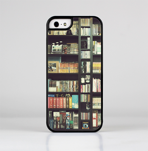 The Vintage Bookcase V2 Skin-Sert for the Apple iPhone 5-5s Skin-Sert Case