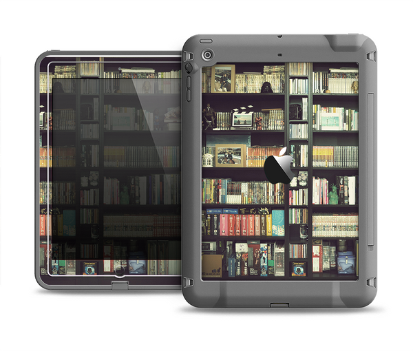 The Vintage Bookcase V2 Apple iPad Air LifeProof Fre Case Skin Set