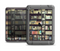 The Vintage Bookcase V2 Apple iPad Mini LifeProof Nuud Case Skin Set