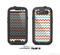 The Vintage Brown-Teal-Pink Chevron Pattern Skin For The Samsung Galaxy S3 LifeProof Case