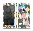 The Vintage Cat portrait Skin Set for the Apple iPhone 5