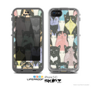 The Vintage Cat portrait Skin for the Apple iPhone 5c LifeProof Case