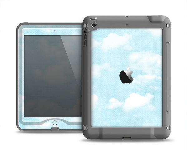 The Vintage Cloudy Skies Apple iPad Mini LifeProof Nuud Case Skin Set