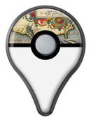 The Vintage Coast Map Pokémon GO Plus Vinyl Protective Decal Skin Kit