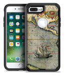 The Vintage Coast Map - iPhone 7 Plus/8 Plus OtterBox Case & Skin Kits