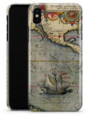 The Vintage Coast Map - iPhone X Clipit Case