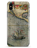 The Vintage Coast Map - iPhone X Clipit Case